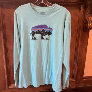 Patagonia Long Sleeve Shirt, Regular Fit, Size - Large